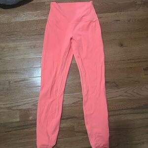 pink Lululemon Align Leggings